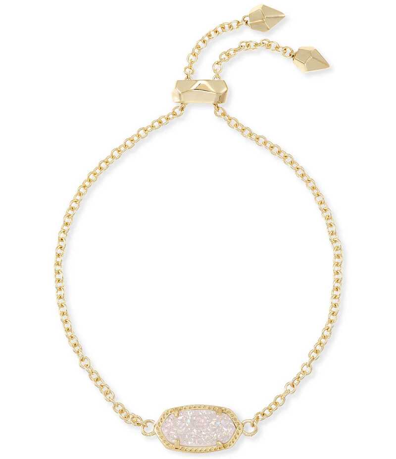 ケンドラスコット レディース アクセサリー ブレスレット・バングル・アンクレット Kendra Scott Elaina Gold Drusy Adjustable Chain Bracelet Iridescent Drusy ゴールド