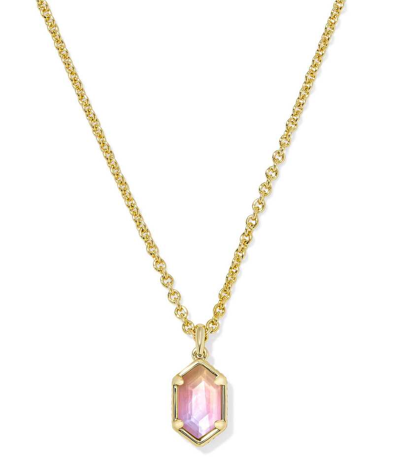 ケンドラスコット レディース アクセサリー ネックレス・チョーカー レース Kendra Scott Hallie Short Pendant Necklace Gold Mix ゴールド