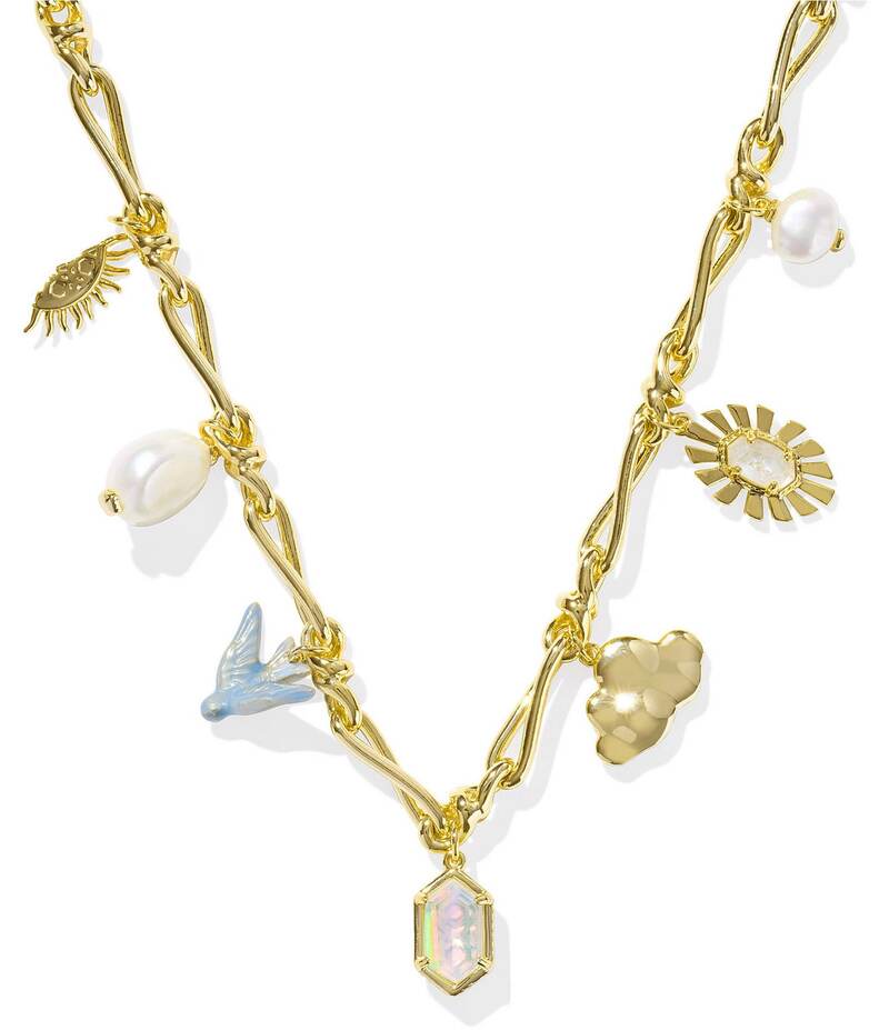 ケンドラスコット レディース アクセサリー ネックレス・チョーカー レース Kendra Scott Melody Charm Collar Necklace Gold Neutral Mix ゴールド