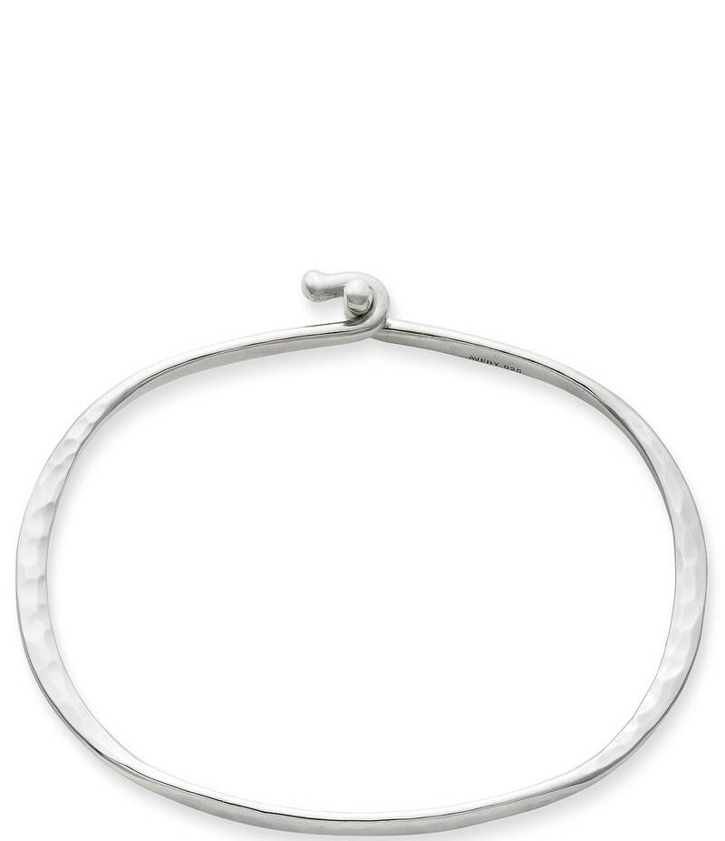 ジェームズ エイヴリー レディース アクセサリー ブレスレット・バングル・アンクレット James Avery Hammered Hook-On Bracelet Sterling Silver シルバー｜ReVida 店