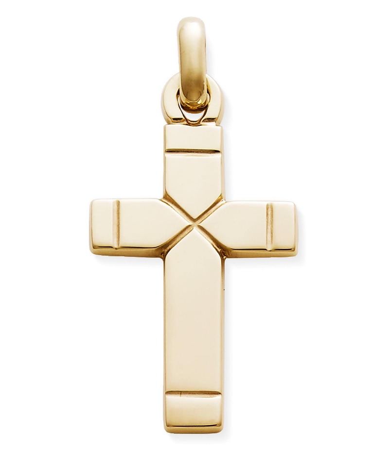 ジェームズ エイヴリー レディース アクセサリー ネックレス・チョーカー James Avery 14K Gold Medium Plain Latin Cross Gold ゴールド