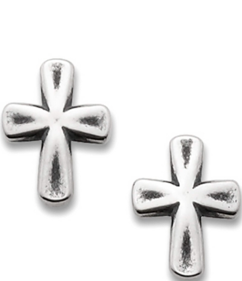 ジェームズ エイヴリー レディース アクセサリー ピアス・イヤリング James Avery Sign Of Faith Cross Earrings Sterling Silver シルバー｜ReVida 店