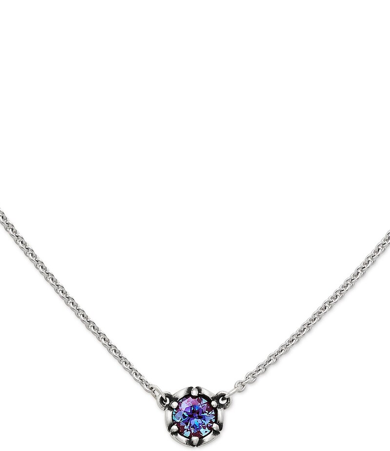 ジェームズ エイヴリー レディース アクセサリー ネックレス・チョーカー レース James Avery Cherished Birthstone Necklace with Lab-Created Gem Sterling Alexandrite