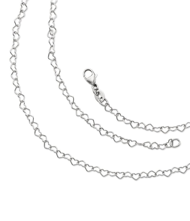 ジェームズ エイヴリー レディース アクセサリー ネックレス・チョーカー James Avery Delicate Connected Hearts Chain Sterling Silver シルバー