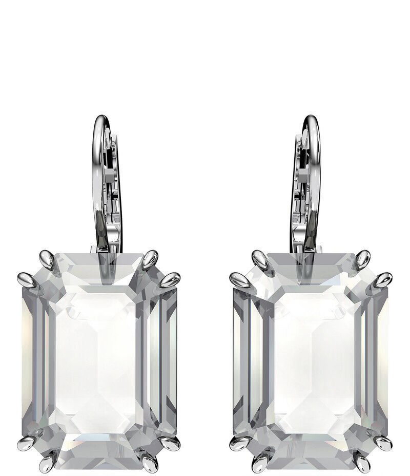 スワロフスキー レディース アクセサリー ピアス・イヤリング Swarovski Millenia Octagon Crystal Drop Earrings Silver シルバー 31,070円