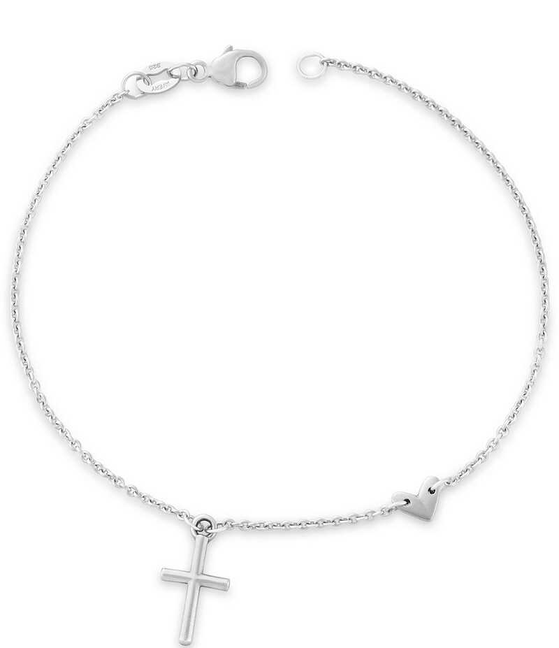 ジェームズ エイヴリー レディース アクセサリー ブレスレット・バングル・アンクレット James Avery Faith and Love Bracelet Sterling Silver シルバー