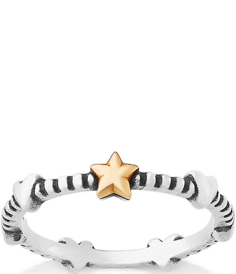 ジェームズ エイヴリー レディース アクセサリー 指輪 James Avery 14K Gold and Sterling Silver My Shining Star Two Tone Band Ring Two Tone ゴールド