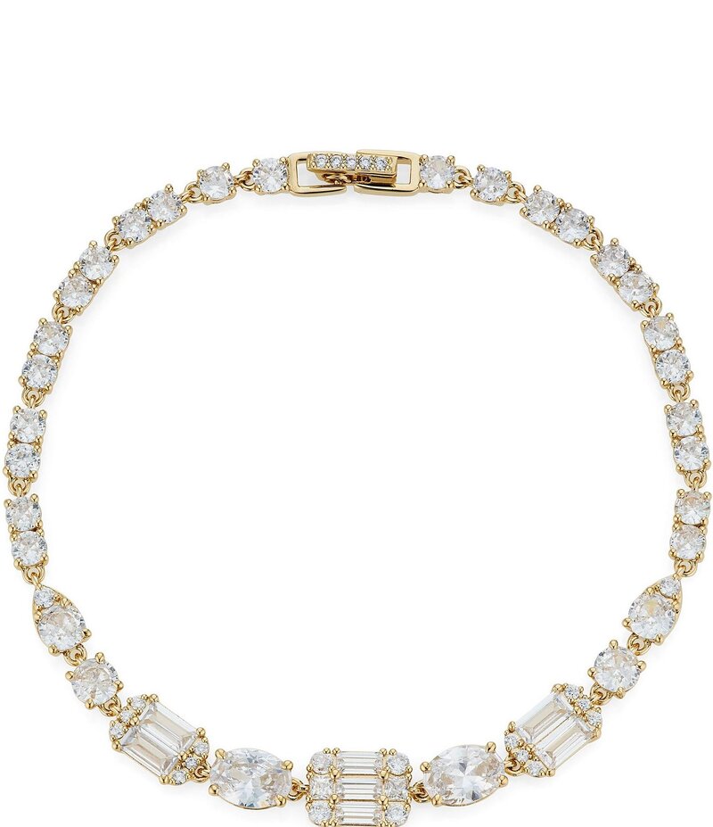 ナディール レディース アクセサリー ブレスレット・バングル・アンクレット Nadri Graduating CZ Stone Line Bracelet Gold ゴールド|ReVida 店