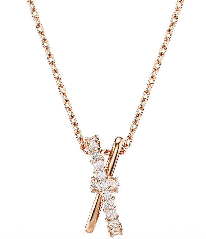スワロフスキー レディース アクセサリー ネックレス・チョーカー レース Swarovski Hyperbola Short Pendant Necklace Rose Gold ゴールド 31,070円