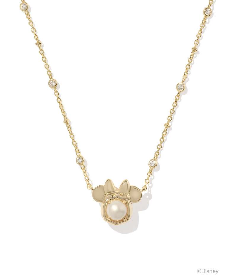 ケンドラスコット レディース アクセサリー ネックレス・チョーカー レース Disney / Kendra Scott Silver Minnie Mouse Short Pearl Pendant Necklace White Pearl ホワイト 20,610円