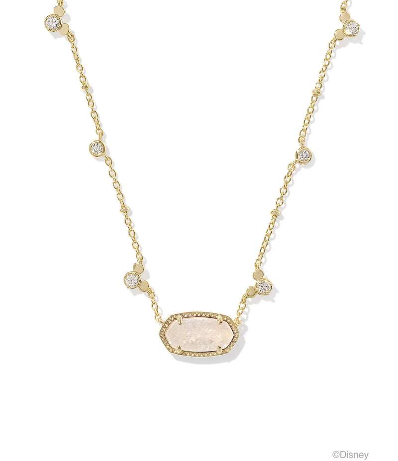 ケンドラスコット レディース アクセサリー ネックレス・チョーカー レース Disney / Kendra Scott Gold Mickey Mouse Elisa Short Pendant Necklace Iridescent Drusy ゴールド｜ReVida 店