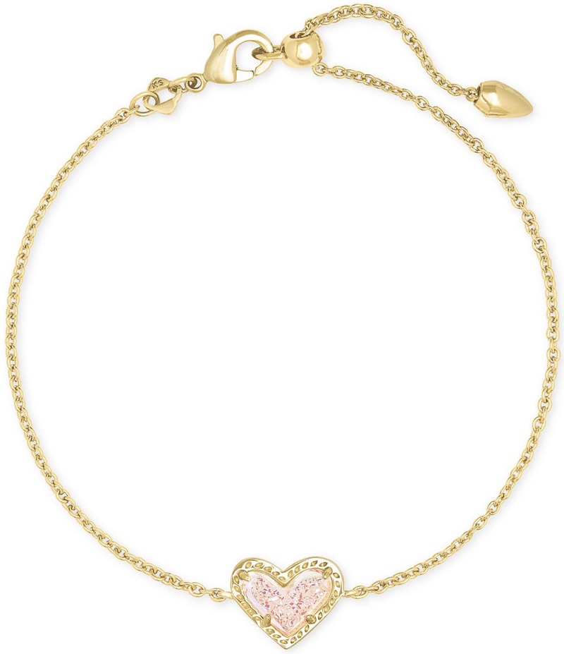 ケンドラスコット レディース アクセサリー ブレスレット・バングル・アンクレット Kendra Scott Ari Heart Drusy Gold Chain Bracelet Iridescent Drusy ゴールド｜ReVida 店