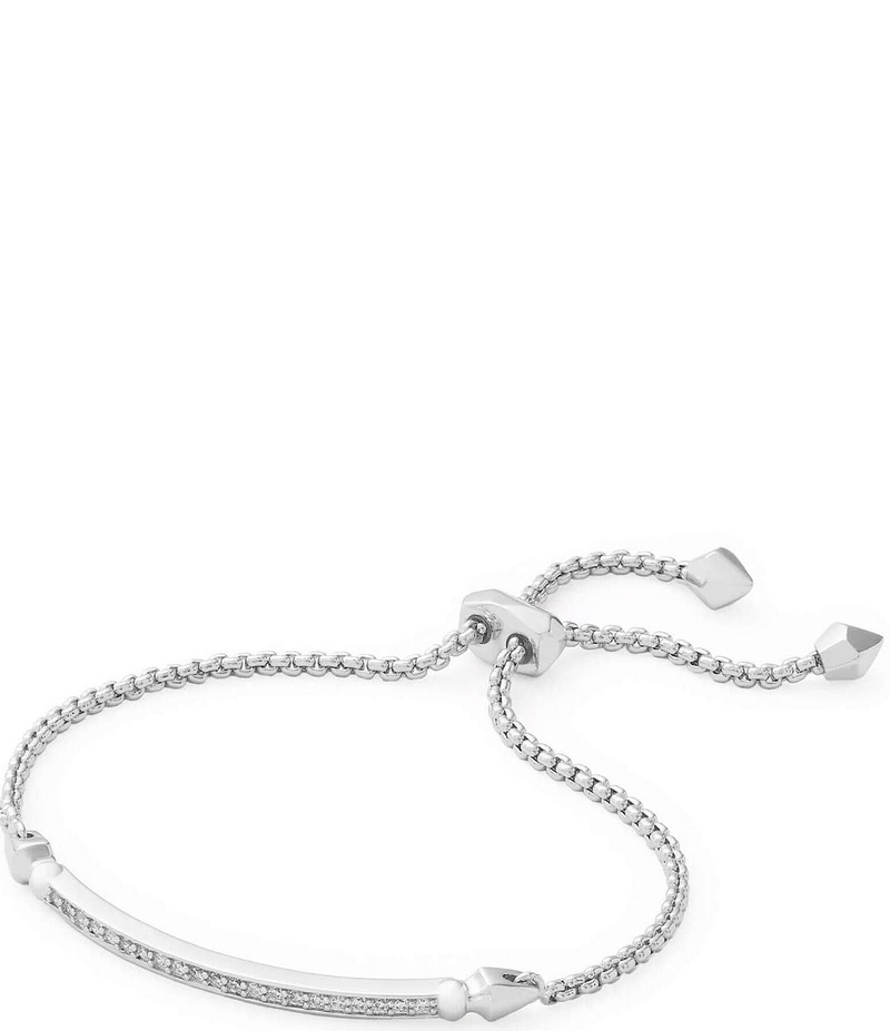ケンドラスコット レディース アクセサリー ブレスレット・バングル・アンクレット Kendra Scott Ott Adjustable Chain Bracelet Rhodium Plated｜ReVida 店