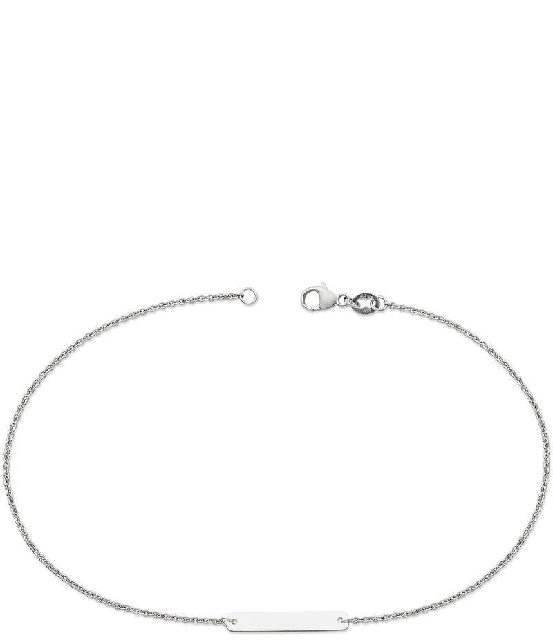 ジェームズ エイヴリー レディース アクセサリー ブレスレット・バングル・アンクレット アンクル James Avery Engravable Horizon Ankle Bracelet Sterling Silver シルバー
