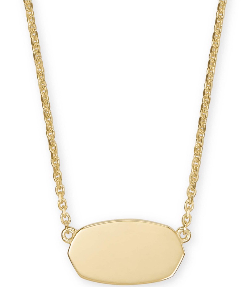 ケンドラスコット レディース アクセサリー ネックレス・チョーカー レース Kendra Scott Elisa 18k Gold Vermeil Short Pendant Necklace 18k Gold Vermeil ゴールド