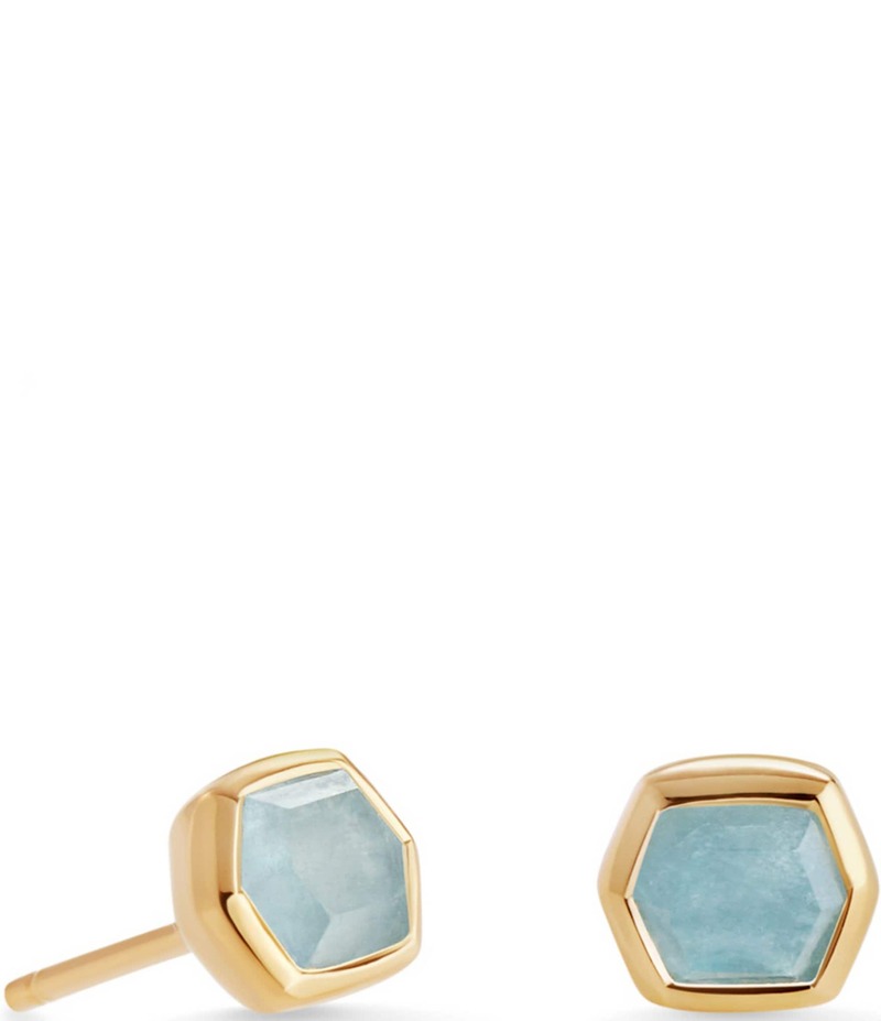 ケンドラスコット レディース アクセサリー ピアス・イヤリング Kendra Scott Davie 14K Gold Stud Earrings Aquamarine ゴールド 22,260円