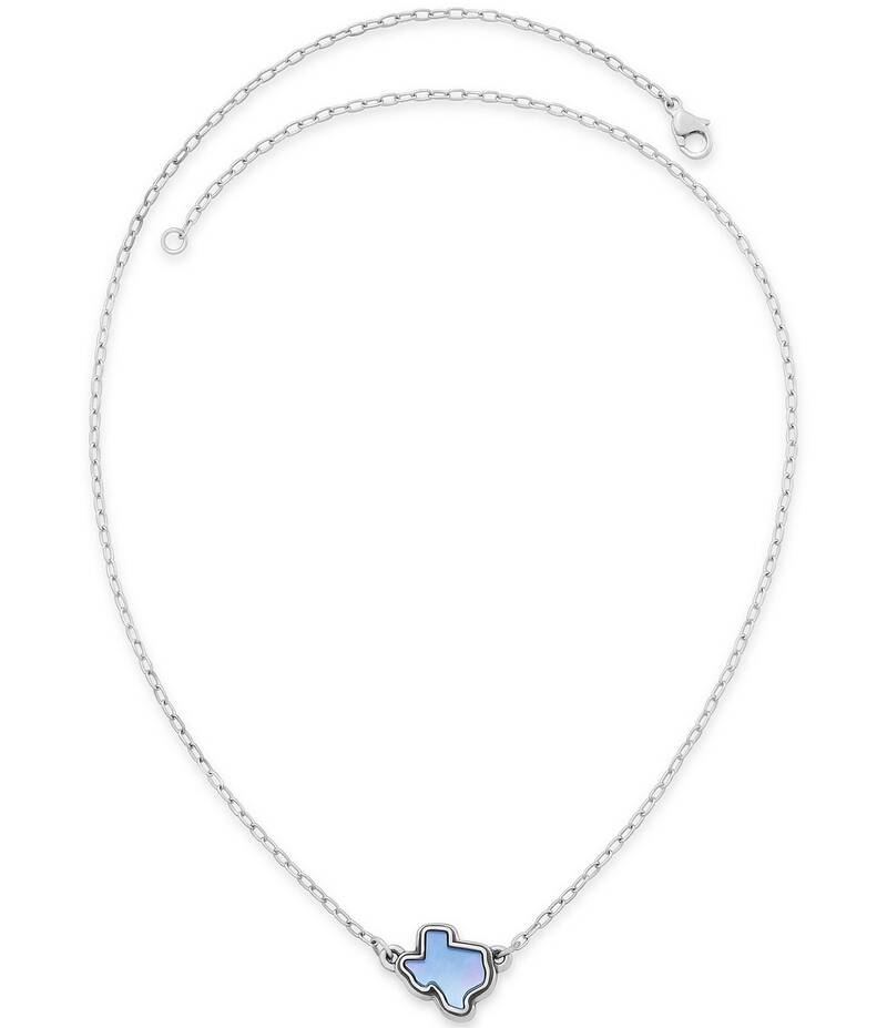 ジェームズ エイヴリー レディース アクセサリー ネックレス・チョーカー レース James Avery Sterling Silver Texas Doublet Necklace Blue ブルー｜ReVida 店