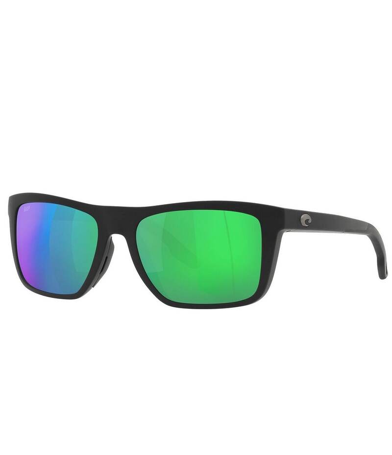 コスタ レディース アクセサリー サングラス・アイウェア Costa Men's Mainsail 55mm Polarized Rectangle Sunglasses Green Mirror グリーン