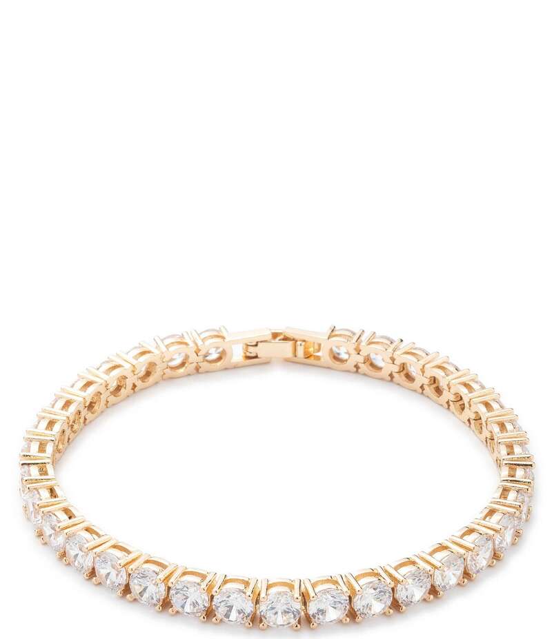 マルケッサ レディース アクセサリー ブレスレット・バングル・アンクレット Marchesa Crystal Stone Flex Line Bracelet Gold ゴールド｜ReVida 店 19,595円