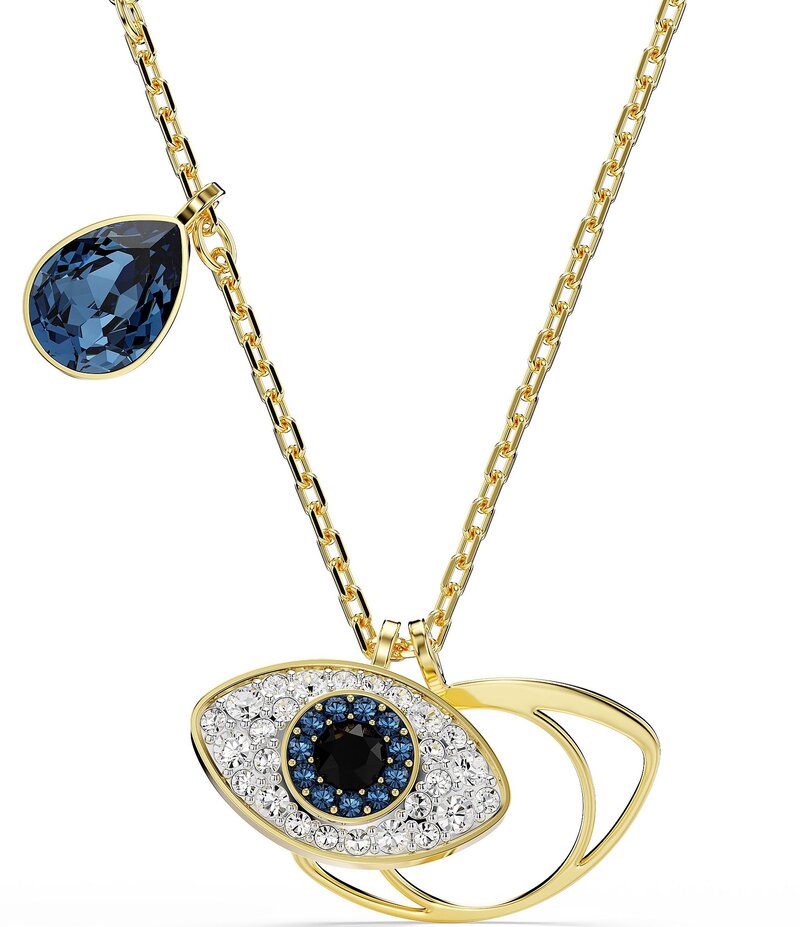 スワロフスキー レディース アクセサリー ネックレス・チョーカー レース Swarovski Symbolica Crystal Evil Eye Short Pendant Necklace Gold/Multi ゴールド 31,070円