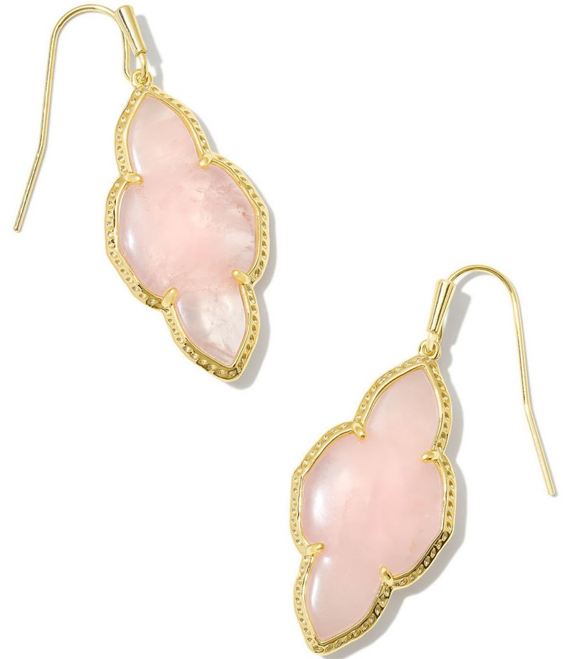 ケンドラスコット レディース アクセサリー ピアス・イヤリング Kendra Scott Abbie Rose Quartz Drop Earrings Gold Rose Quartz ゴールド