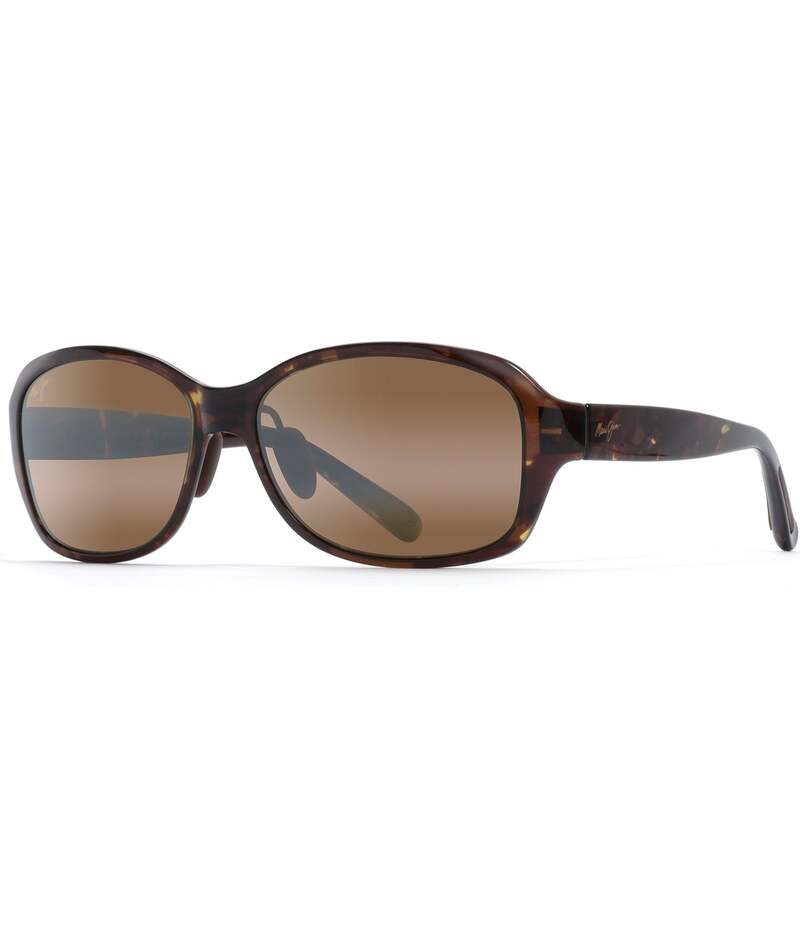 マウイジム レディース アクセサリー サングラス・アイウェア プラスサイズ Maui Jim Koki Beach PolarizedPlus2R Rounded 56mm Sunglasses Olive Tortoise オリーブ
