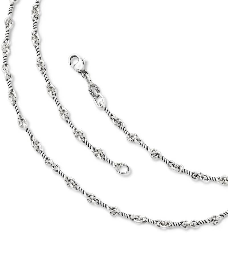 ジェームズ エイヴリー レディース アクセサリー ネックレス・チョーカー James Avery Twisted Link Sterling Silver Chain Sterling Silver シルバー