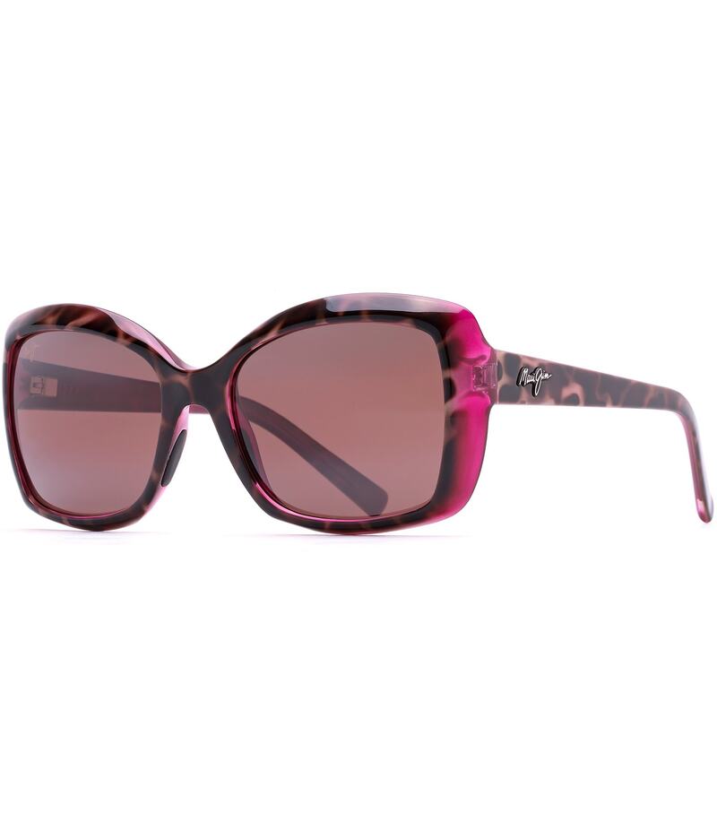 マウイ体育館 レディース 付属品 サングラス・アイウェア つけ加える大きさ Maui Jim Orchid PolarizedPlus2R Round 56粍 Sunglasses Raspberry