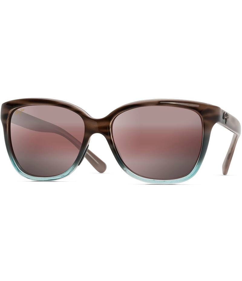 マウイ体育館 レディース 付属品 サングラス・アイウェア つけ加える大きさ Maui Jim Starfish PolarizedPlus2R Cat Eye 56粍 Sunglasses Sandstone/White/Blue 白いこと