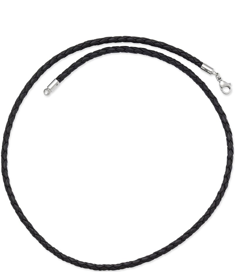 ジェームズ エイヴリー レディース アクセサリー ネックレス・チョーカー レース レザー James Avery Braided Black Leather Necklace Black ブラック 21,226円