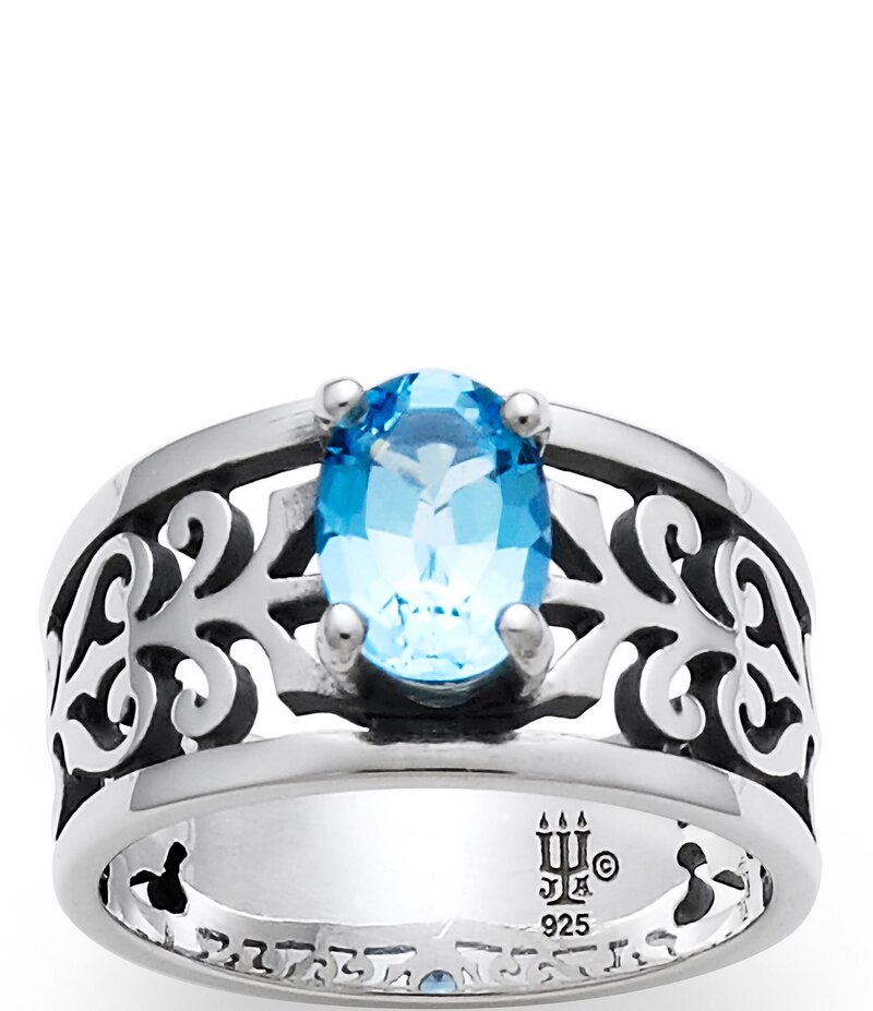 ジェームズ エイヴリー レディース アクセサリー 指輪 James Avery Adoree Ring with Blue Topaz Sterling Silver/Blue Topaz ブルー