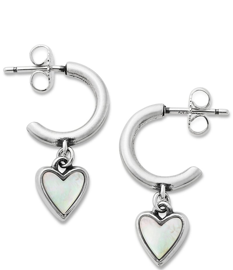 ジェームズ エイヴリー レディース アクセサリー ピアス・イヤリング James Avery Sweetheart Rouge Doublet Hoop Ear Posts Sterling Mother of Pearl パール｜ReVida 店