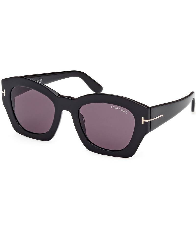 トム・ジェラルド・r・フォード レディース 付属物 サングラス・アイウェア TOM FORD Women\u0027s Guilliana 52粍 Geometric Sunglasses Black 黒いこと