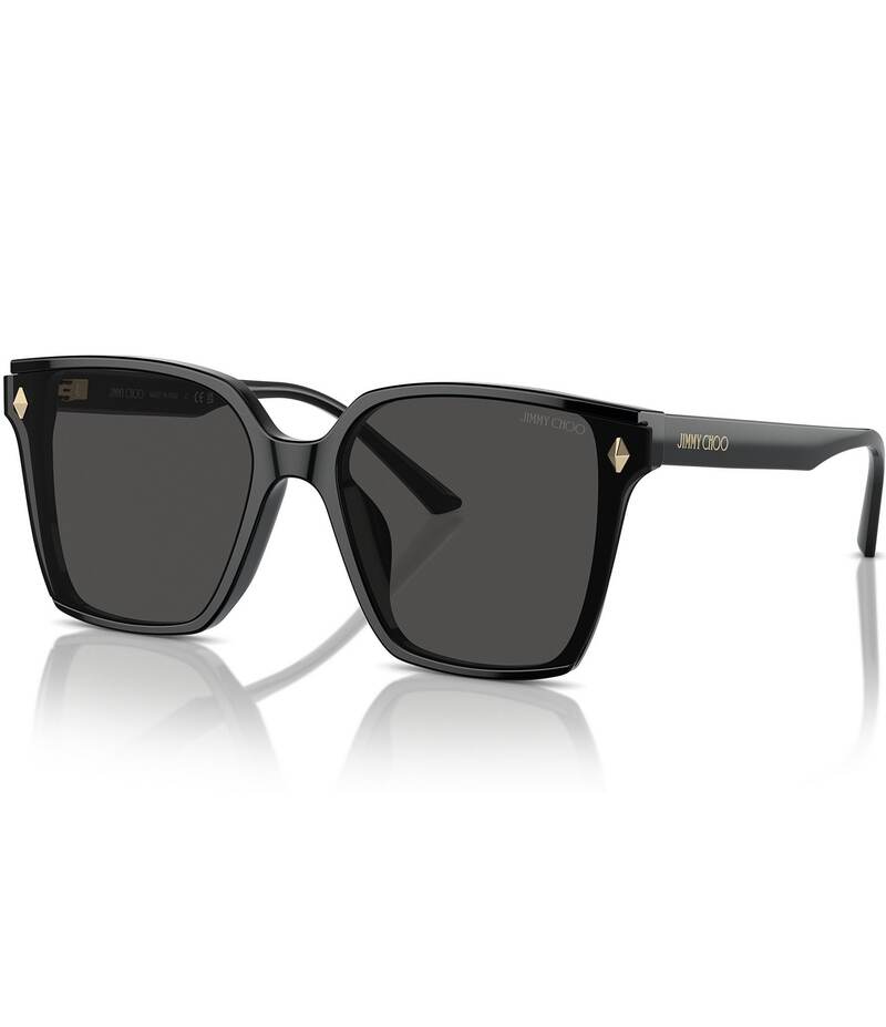 ジミーチュー レディース アクセサリー サングラス・アイウェア Jimmy Choo Woman JC5016D 61mm Rectangular Sunglasses Black ブラック