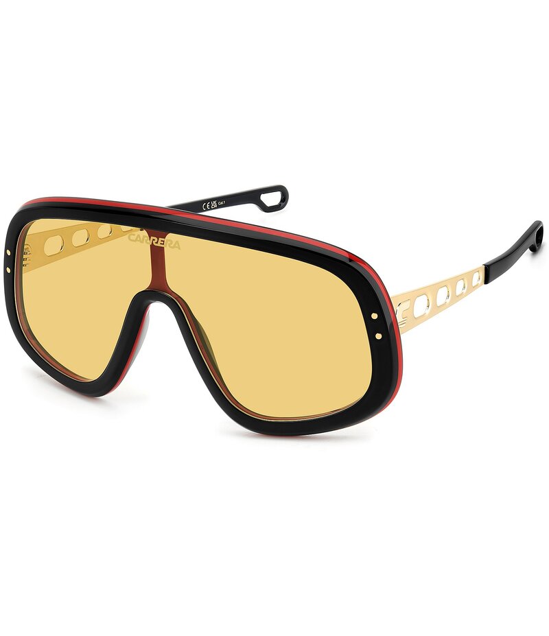 カレーナ レディース 付属品 サングラス・アイウェア Carrera Men\u0027s Flaglab 17 99粍 Shield Sunglasses Black Red 黒いこと