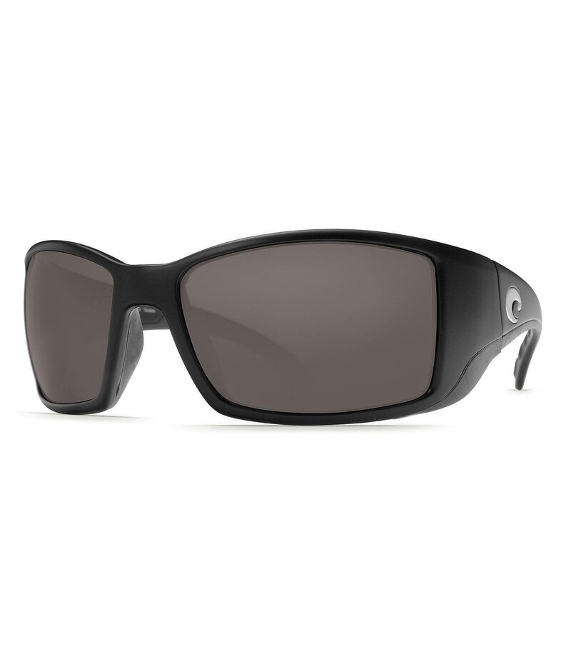 コスタ レディース アクセサリー サングラス・アイウェア Costa Blackfin UVA and UVA Protection Polarized Wrap Sunglasses Matte Black ブラック