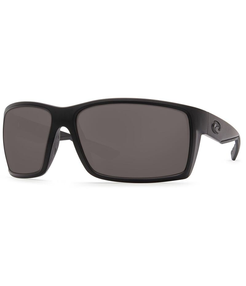 コスタ レディース アクセサリー サングラス・アイウェア Costa Reefton Polarized Rectangle Sunglasses Blackout Grey グレー