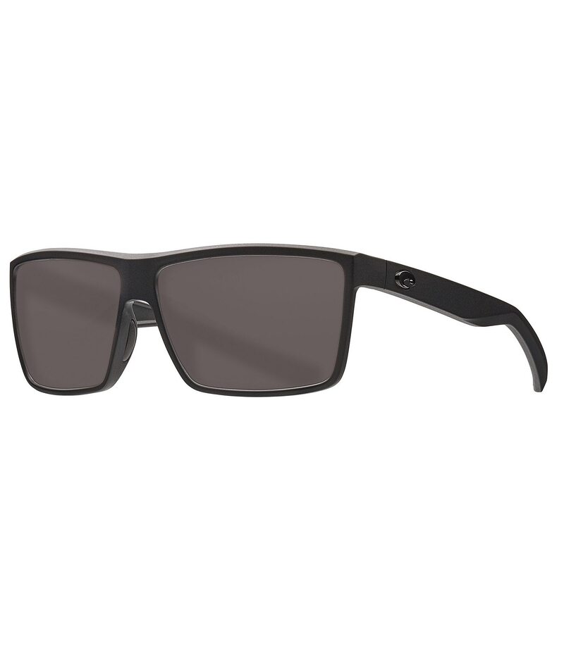 コスタ レディース 付属品 サングラス・アイウェア Costa Rinconcito Polarized Square Sunglasses Matte Black Grey 黒いこと