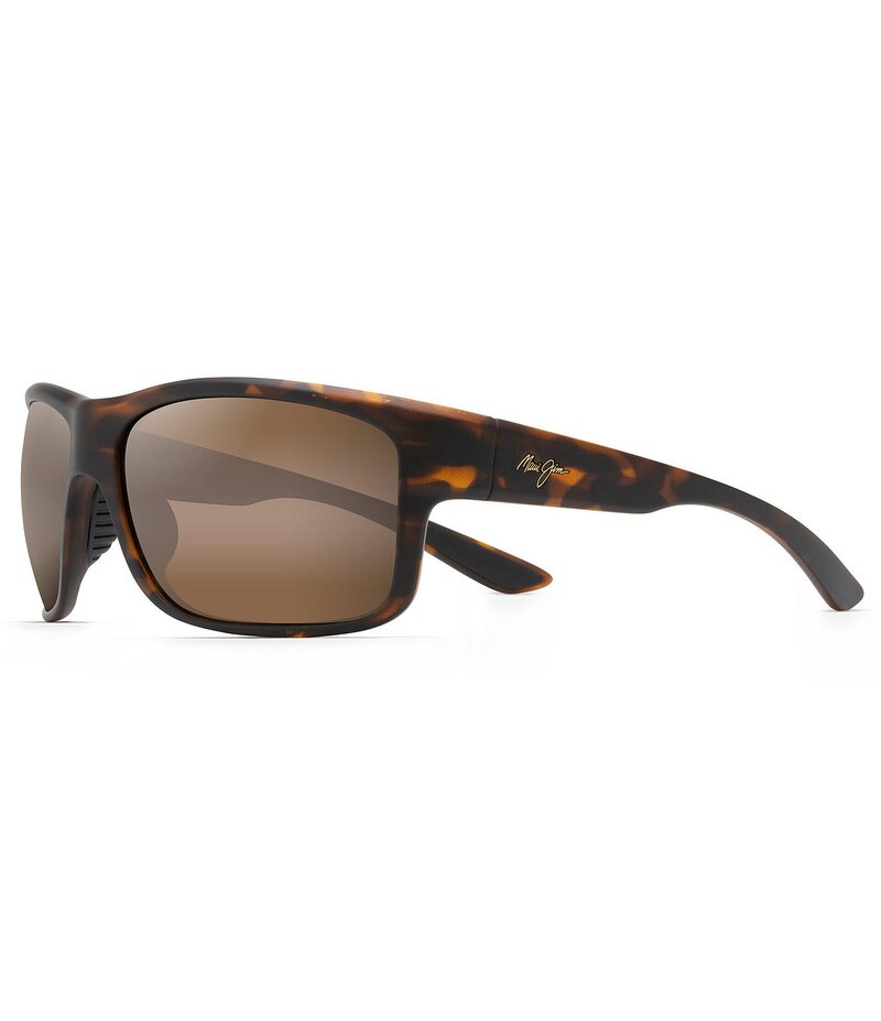 マウイジム レディース アクセサリー サングラス・アイウェア プラスサイズ Maui Jim Southern Cross PolarizedPlus2R 66mm Sunglasses Matte Tortoise Rubber