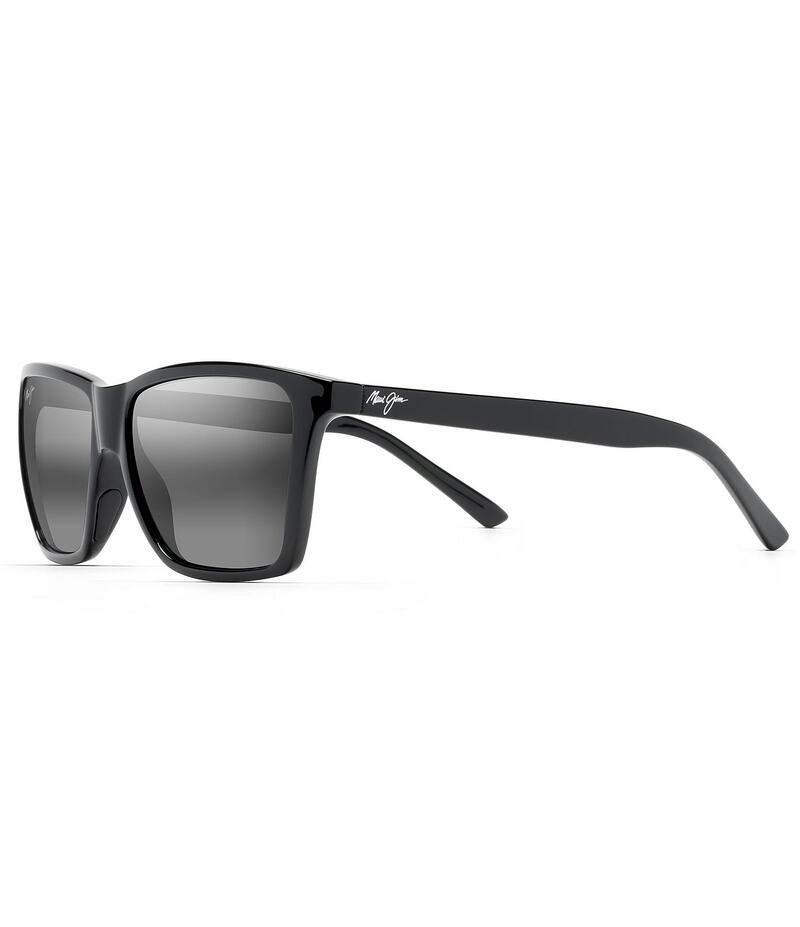 マウイ体育館 レディース 付属品 サングラス・アイウェア つけ加える大きさ Maui Jim Cruzem PolarizedPlus2R Round 57粍 Sunglasses Black Gloss 黒いこと