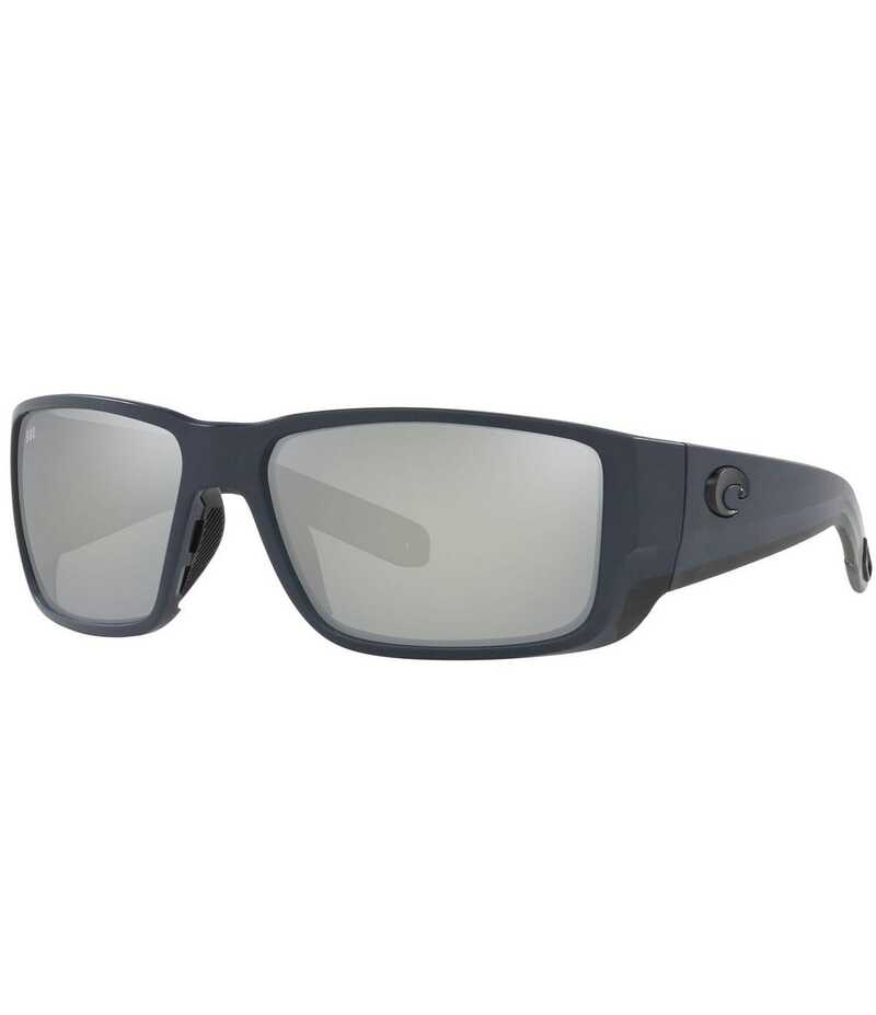 コスタ レディース アクセサリー サングラス・アイウェア Costa Men's Blackfin Pro Wrap 60mm Polarized Sunglasses Matte Grey グレー