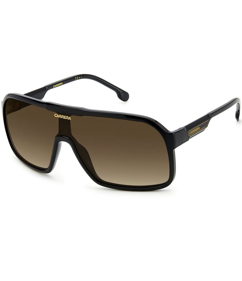 カレーナ レディース アクセサリー サングラス・アイウェア Carrera Unisex CA1046S 99mm Shield Sunglasses Black ブラック