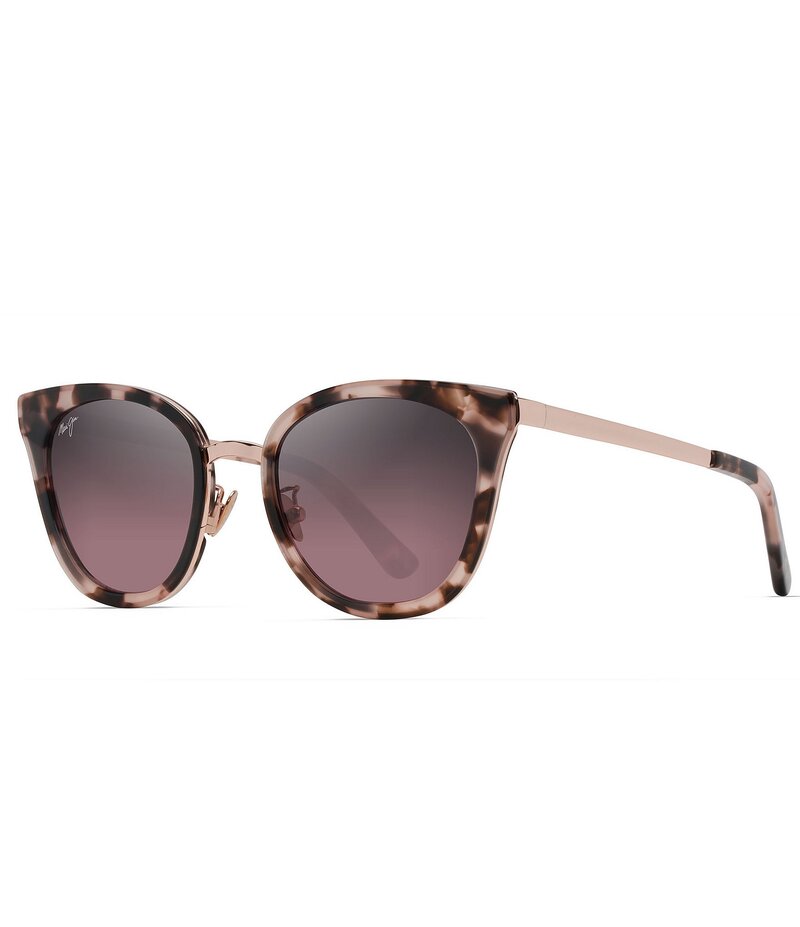 マウイジム レディース アクセサリー サングラス・アイウェア Maui Jim Women Wood Rose Polarized Cat Eye Sunglasses Pink ピンク