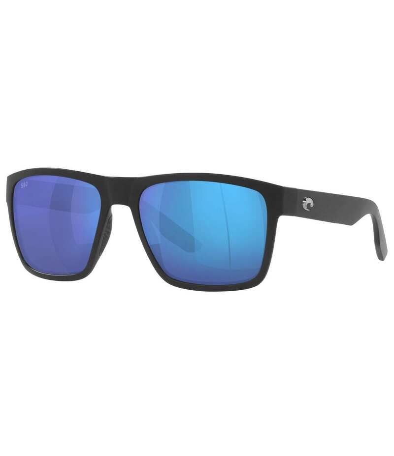 コスタ レディース 付属品 サングラス・アイウェア Costa Men\u0027s Paunch XL Mirrored Polarized Square Sunglasses Matte Black 黒いこと