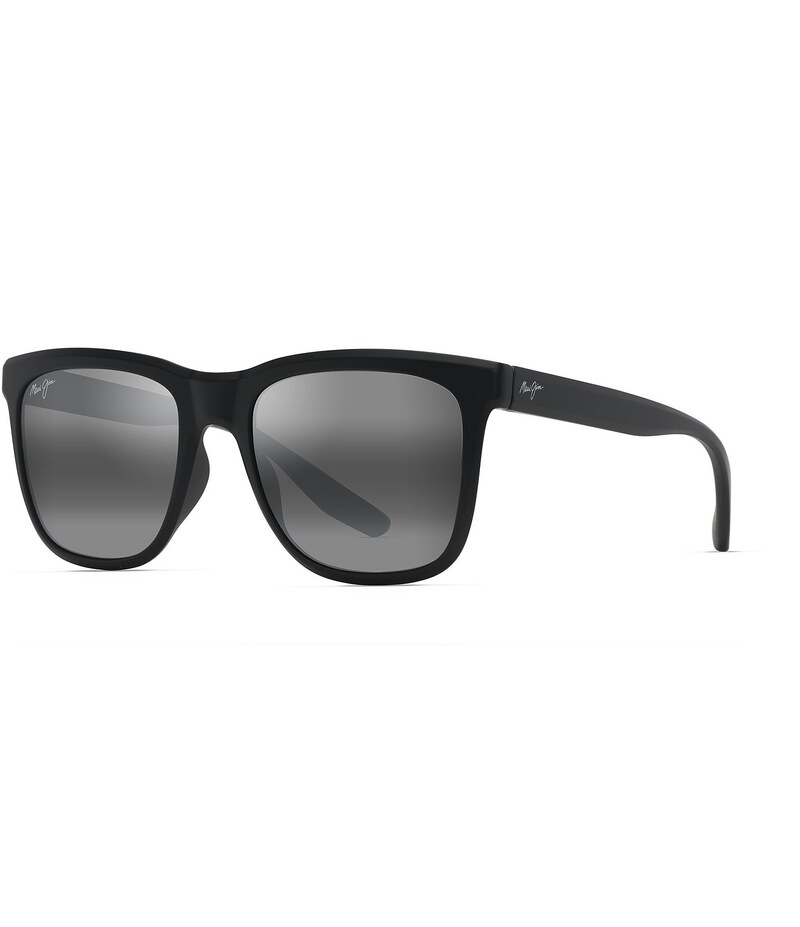 マウイジム レディース アクセサリー サングラス・アイウェア Maui Jim Unisex Pehu 55mm Polarized Square Sunglasses Matte Black ブラック 40,170円