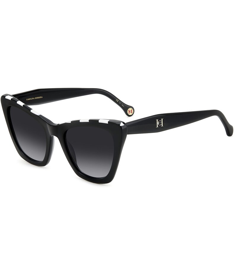 キャロライナヘレラ レディース アクセサリー サングラス・アイウェア Carolina Herrera Women's Her0129S Butterfly Sunglasses Black White ホワイト