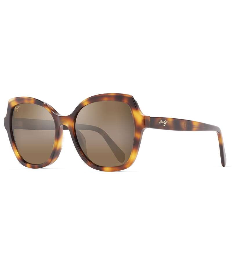 マウイ体育館 レディース 付属物 サングラス・アイウェア Maui Jim Women\u0027s Mamane 55粍 Butterfly Polarized Sunglasses Tortoise