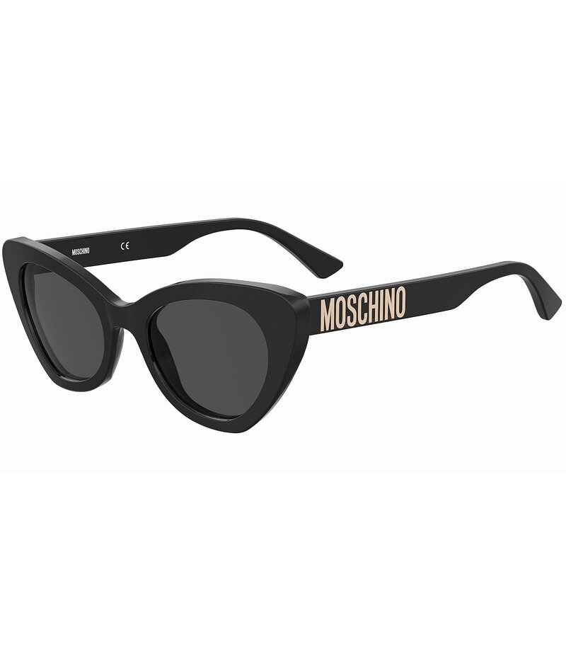 モスキーノ レディース アクセサリー サングラス・アイウェア Moschino Women's MOS147S Cat Eye Sunglasses Black ブラック