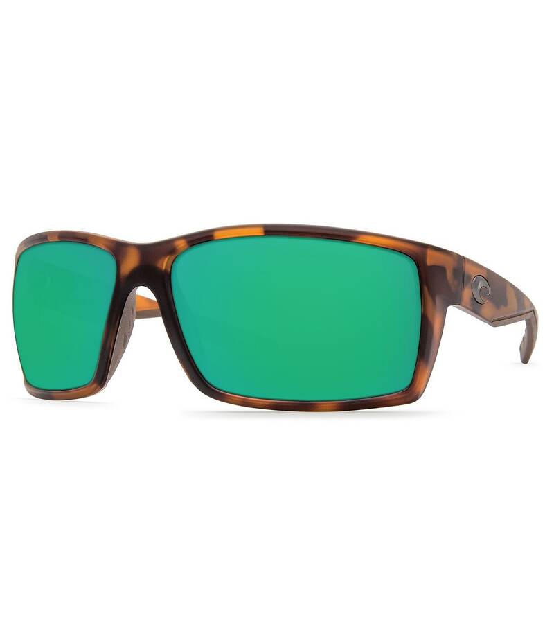 コスタ レディース 付属品 サングラス・アイウェア Costa Reefton Blackout Polarized Mirrored Glass Tortoise Rectangle Sunglasses Tortoise