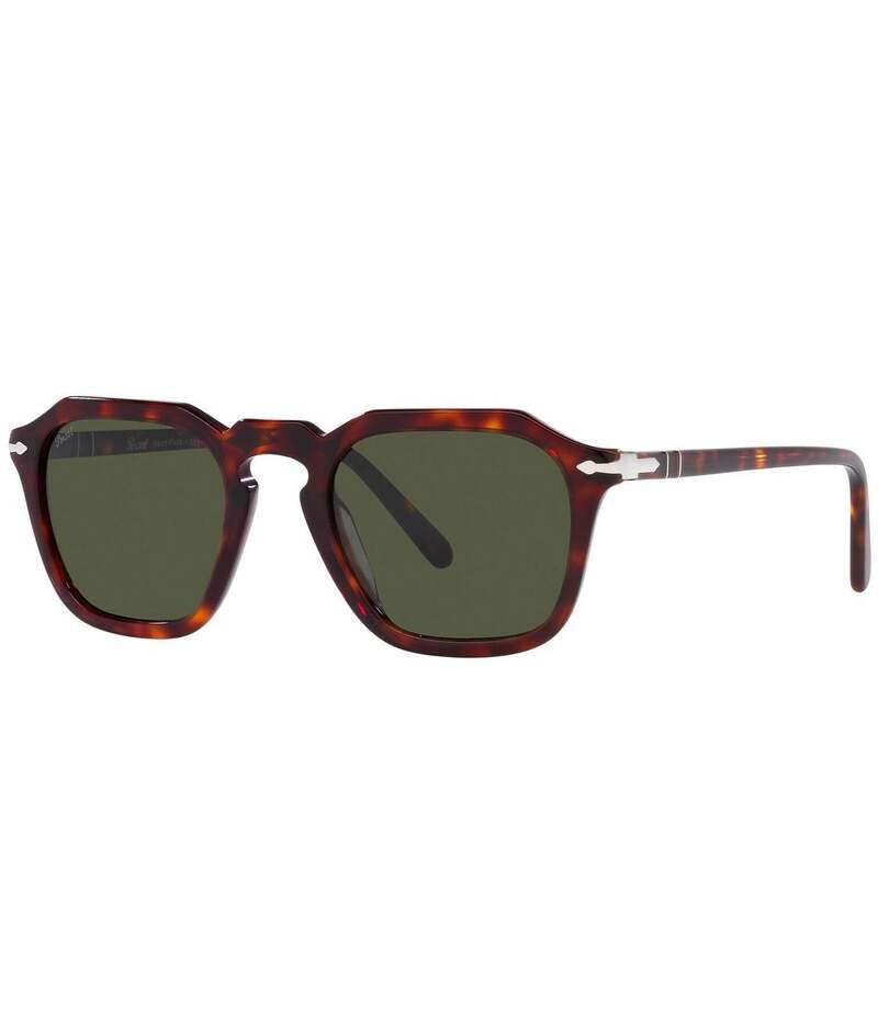 ペルソル レディース 付属物 サングラス・アイウェア Persol Unisex PO3292S 50粍 Havana Square Sunglasses Havana